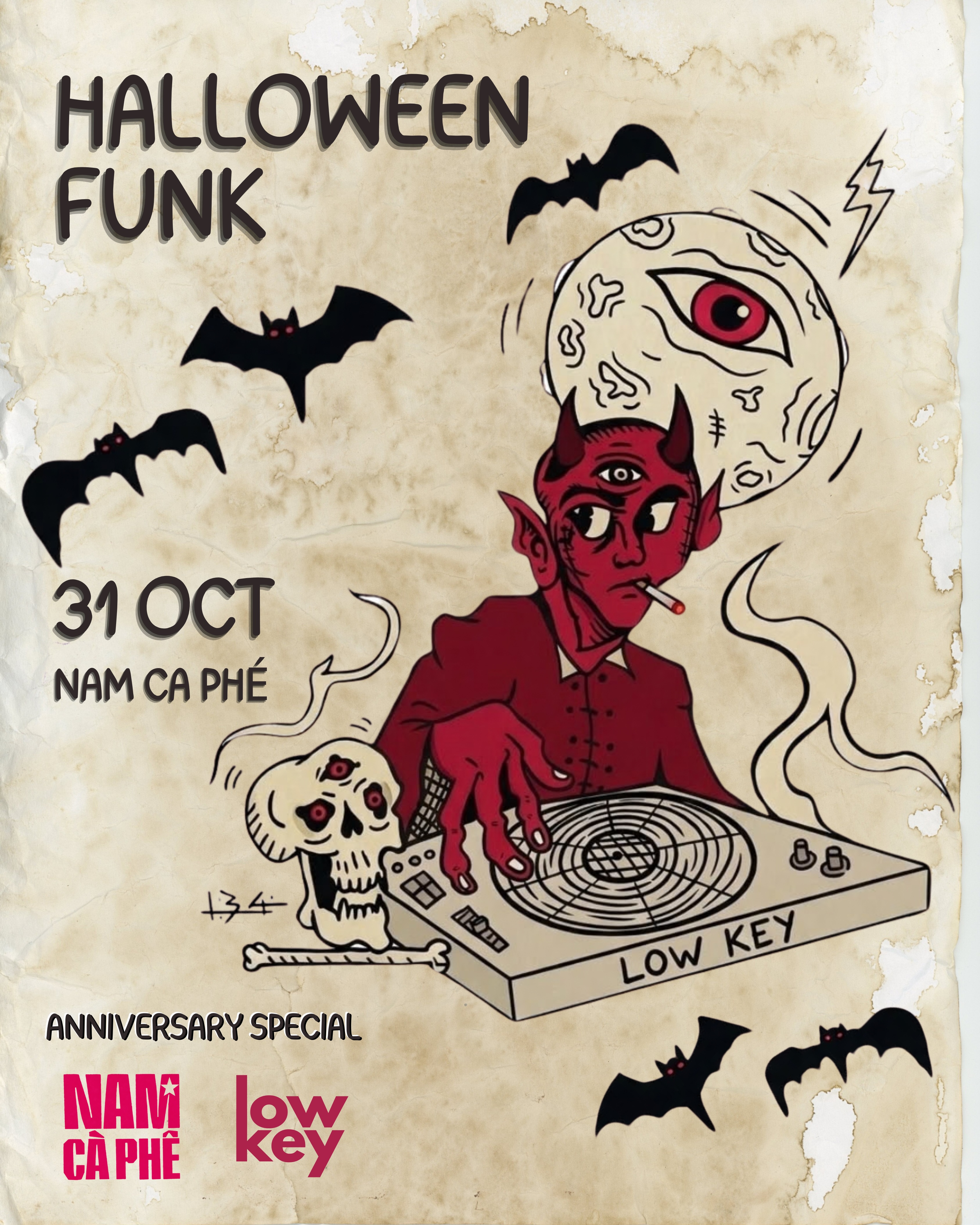 Low Key Halloween × Nam Ca Phe